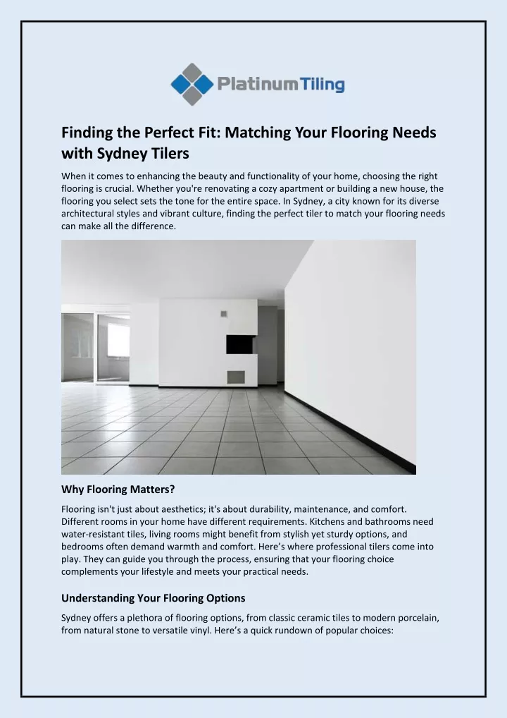 finding the perfect fit matching your flooring