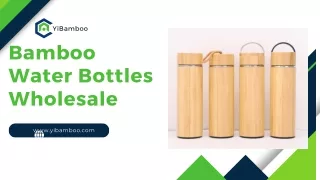 YiBamboo Water Bottles Wholesale