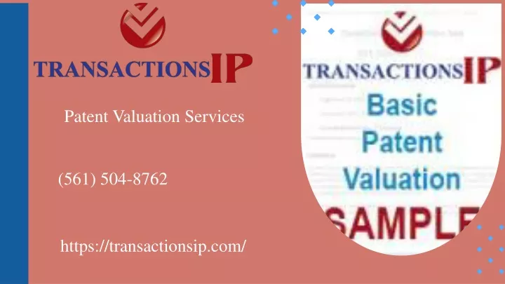 patent valuation services