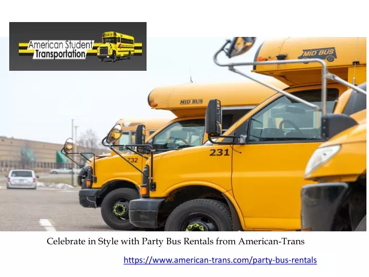 celebrate in style with party bus rentals from