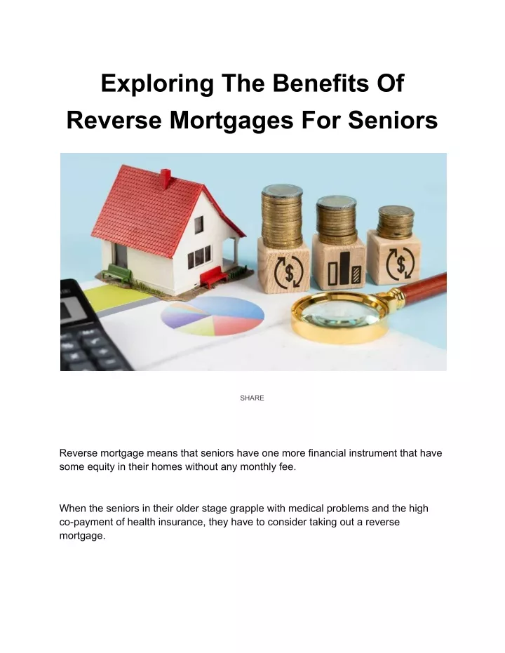 exploring the benefits of reverse mortgages