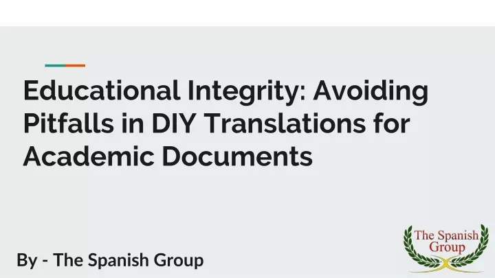 educational integrity avoiding pitfalls in diy translations for academic documents