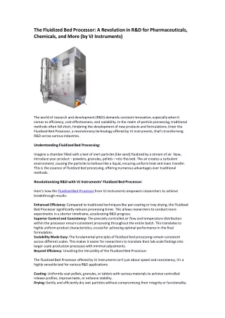 Revolutionizing Granulation Research: The Lab-Scale Extruder & Spheronizer Combo