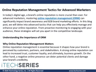 online reputation management tactics for advanced
