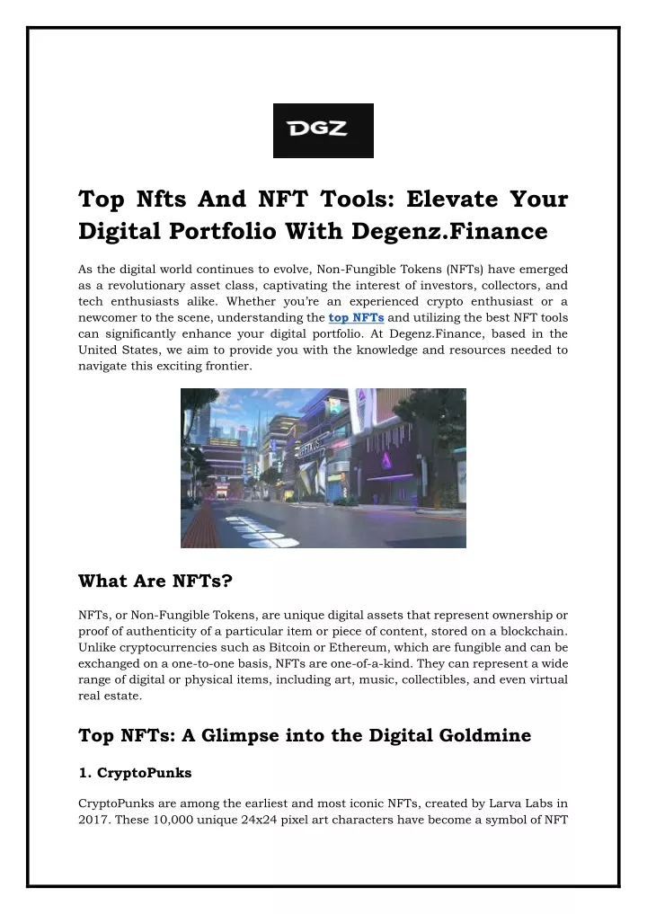 top nfts and nft tools elevate your digital