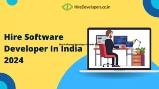 Hire Software Developer In India 2024