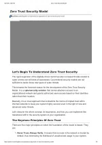 Zero Trust Security Model - slide 1