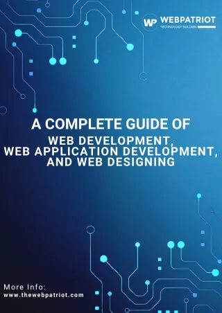 a complete guide of web development