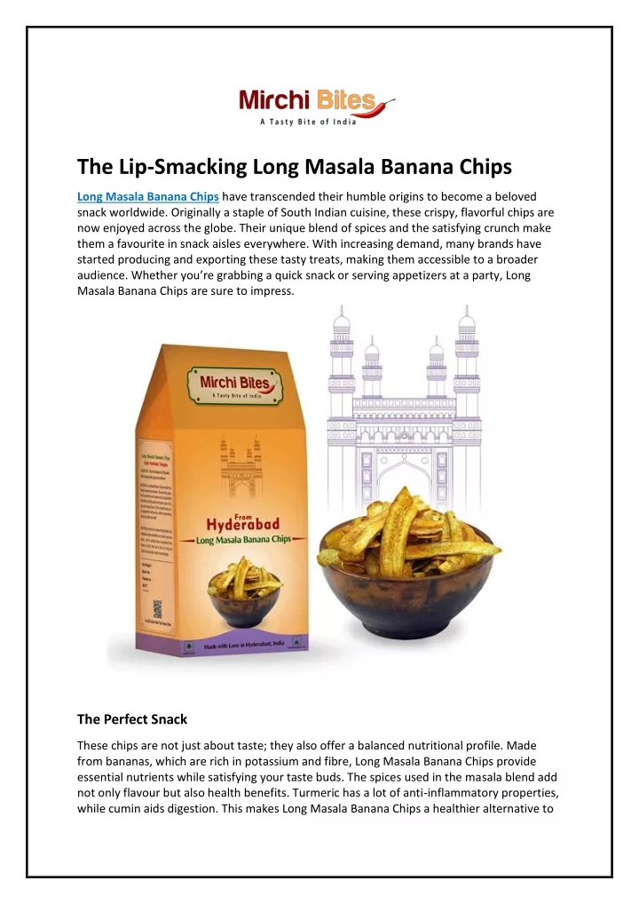 the lip smacking long masala banana chips