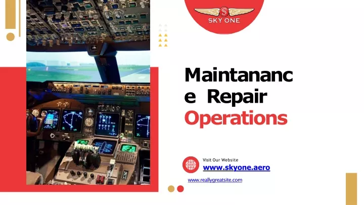 m a i n t a n a n c e repair operations