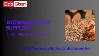 Biomass Pellet Supplier  Sustainable Energy Solutions