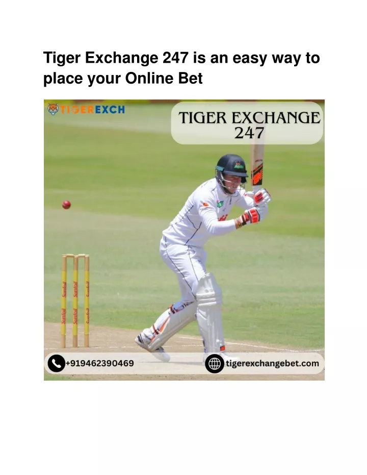 tiger exchange 247 is an easy way to place your