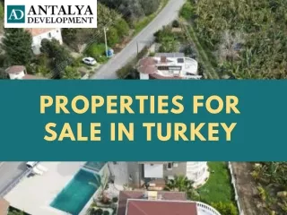 Stunning Properties for Sale in Turkey | Luxury Villas, Modern Apartments & More