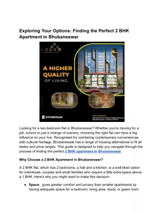exploring your options finding the perfect