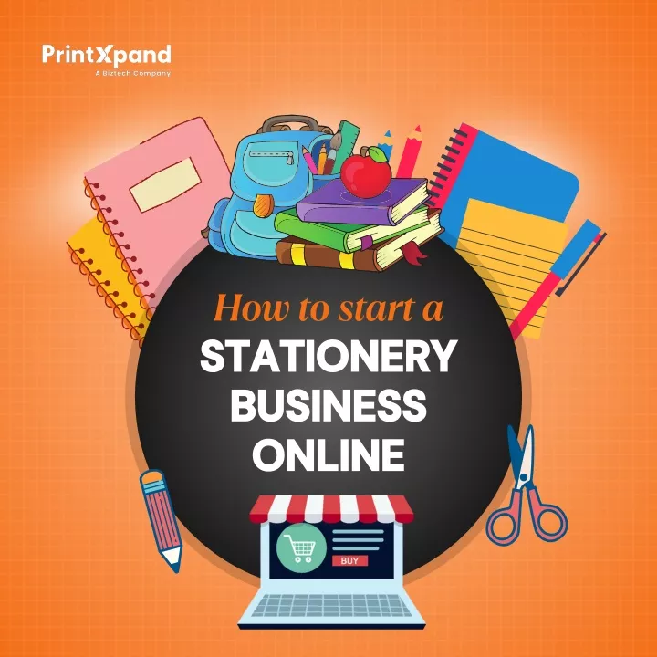 how to start a stationery business online online