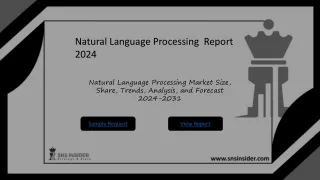 Natural Language Processing Market Size, Share, Trends, Analysis, and Forecast 2