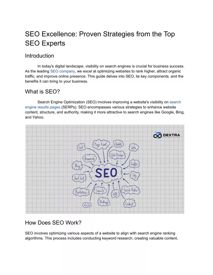 seo excellence proven strategies from