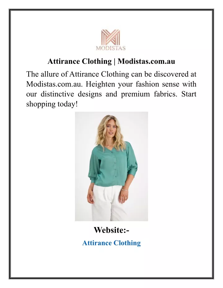 attirance clothing modistas com au the allure