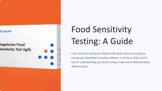 Discover Your Food Sensitivities with Our Comprehensive Test