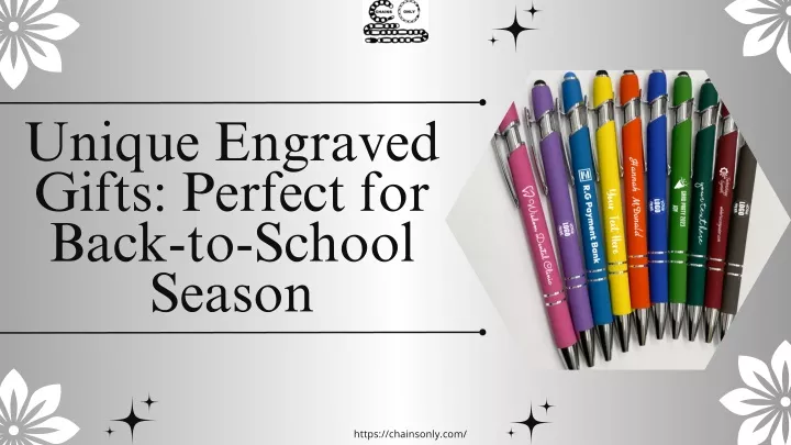 unique engraved gifts perfect for back to school