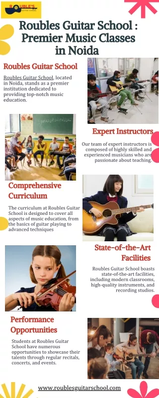 Roubles Guitar School  Premier Music Classes in Noida