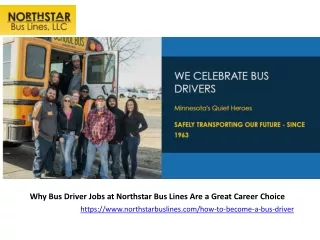 Why Bus Driver Jobs at Northstar Bus Lines Are a Great Career Choice