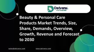 Beauty & Personal Care Products Market