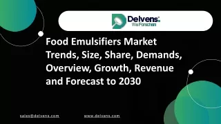 Food Emulsifiers Market