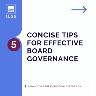 Enhance your board's effectiveness with The ILSS Board Governance Program.
