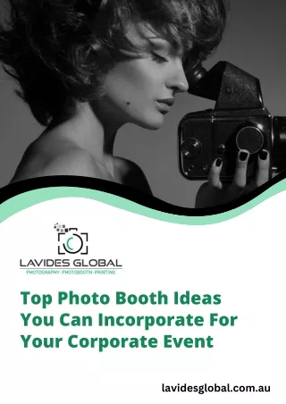 Top Photo Booth Ideas You Can Incorporate For Your Corporate Event