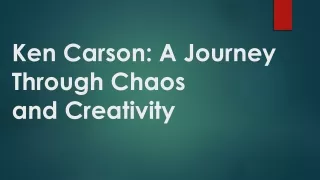 ken carson a journey through chaos and creativity