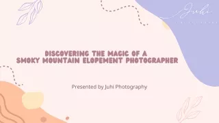 Discovering the Magic of a Smoky Mountain Elopement Photographer