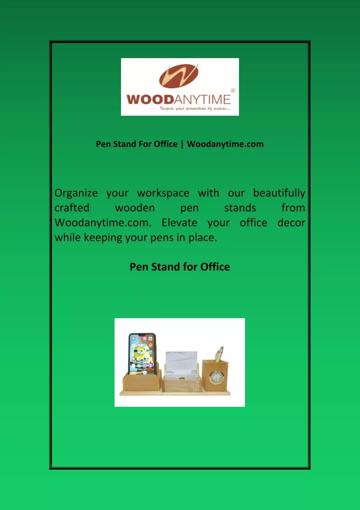 pen stand for office woodanytime com