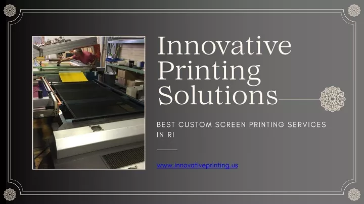 innovative printing solutions