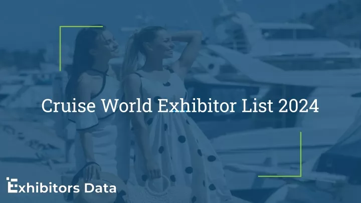 cruise world exhibitor list 2024