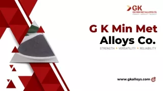 G K Min Met Alloys Co.(Nickel Metal Powder ,Manganese Metal Powder, Iron Powder)