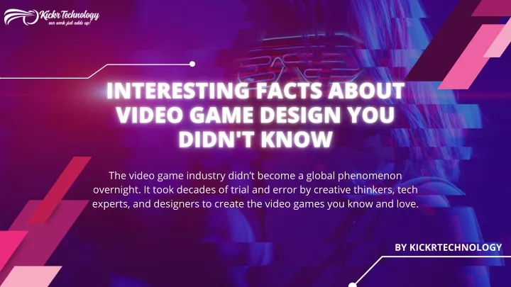 the video game industry didn t become a global