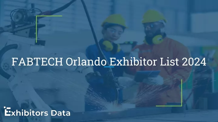 fabtech orlando exhibitor list 2024