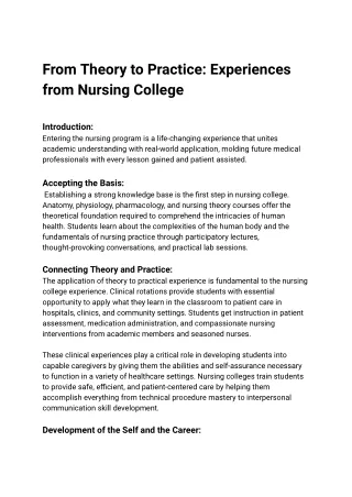 Westfort College Of Nursing