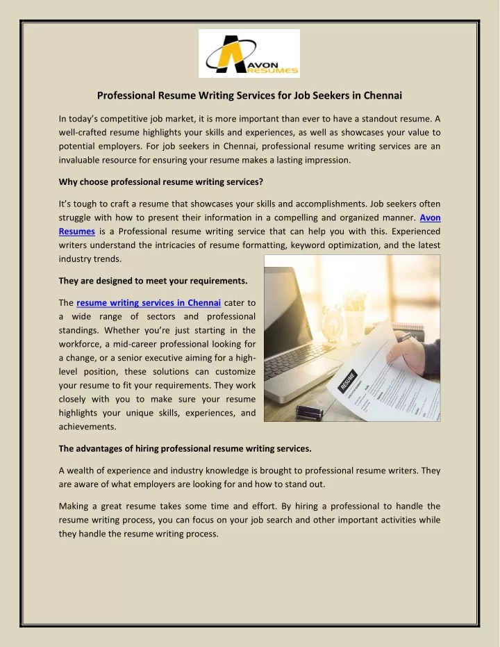 professional resume writing services