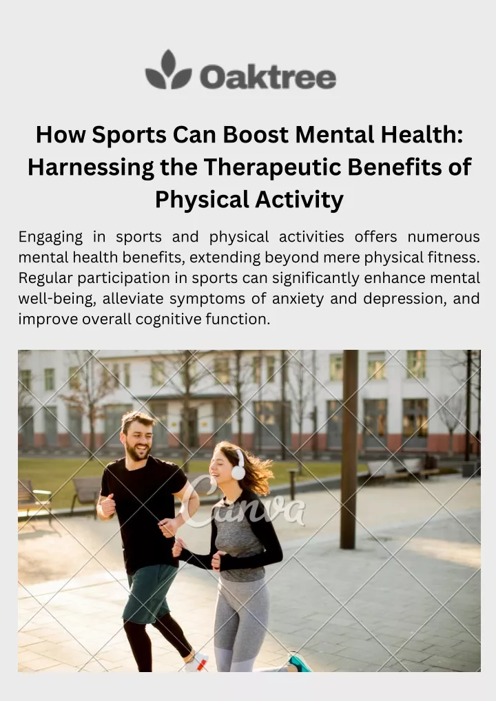 how sports can boost mental health harnessing