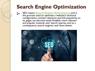search engine optimization