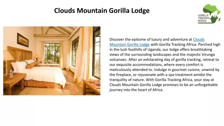 clouds mountain gorilla lodge