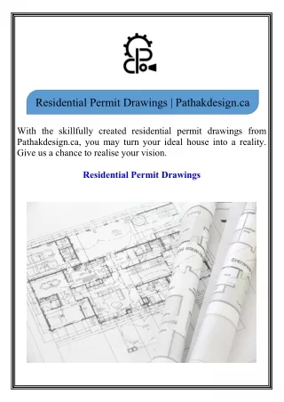 Residential Permit Drawings Pathakdesign.ca