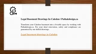 Legal Basement Drawings In Caledon Pathakdesign.ca