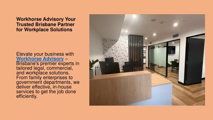 workhorse advisory your trusted brisbane partner for workplace solutions