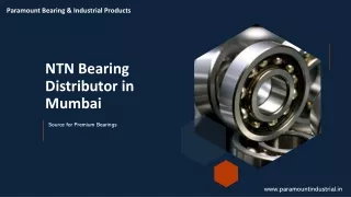 Paramount Bearings Bearing Supplier in Mumbai Source for Premium Bearings