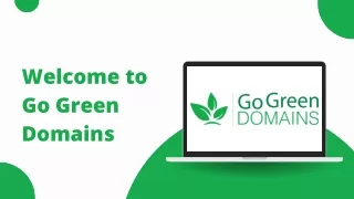 Australian Webhosting services-go green domains