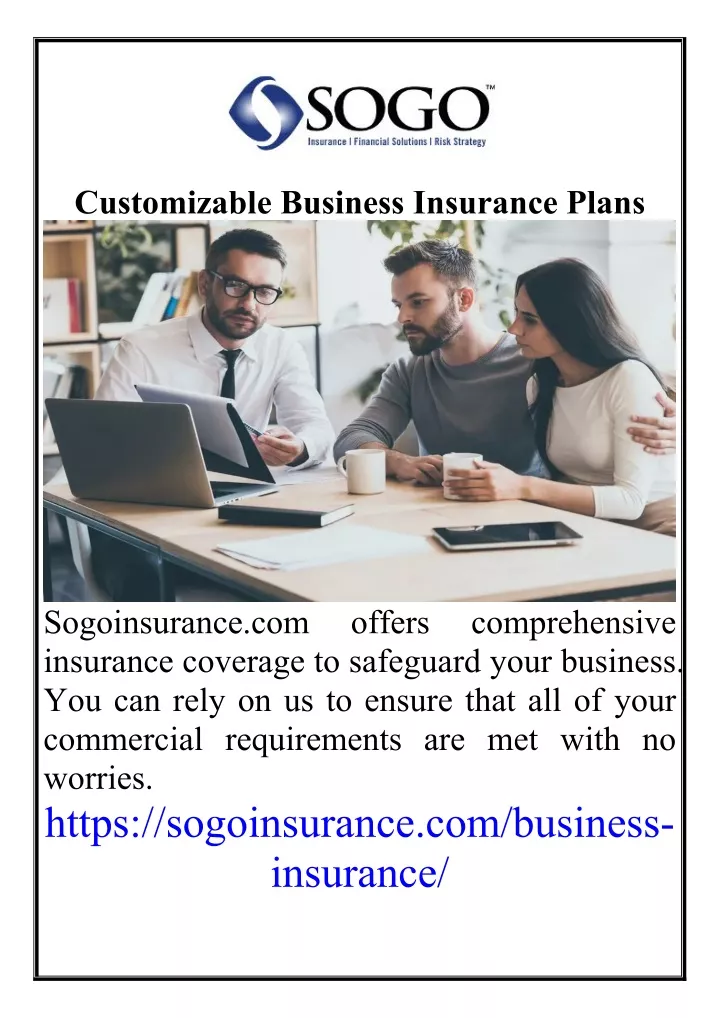 customizable business insurance plans