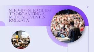 Step-by-Step Guide To Organizing A Medical Event In Kolkata